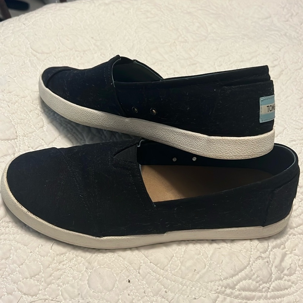 Black Toms Slip-on Sneaker